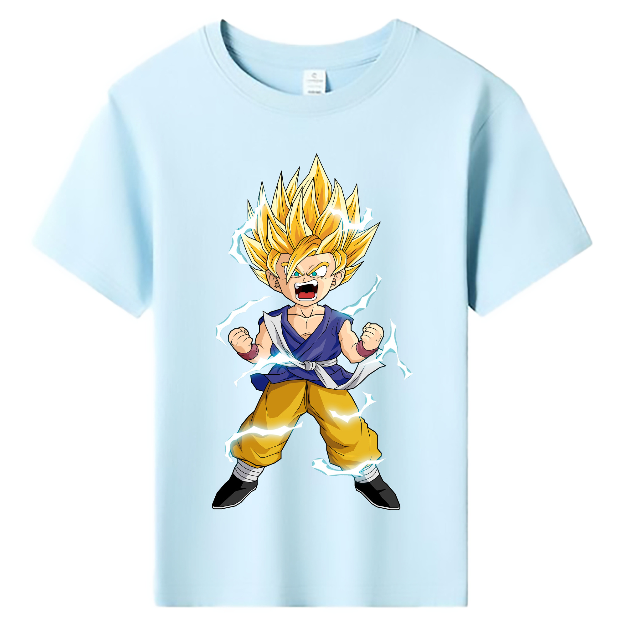 （画像用） ドラゴンボール 孫 悟飯（そんごはん）DRAGON BALL Son Gohan 綿100％キッズTシャツ（フロントプリント）